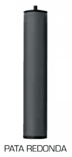 Round leg for upholstered bed base